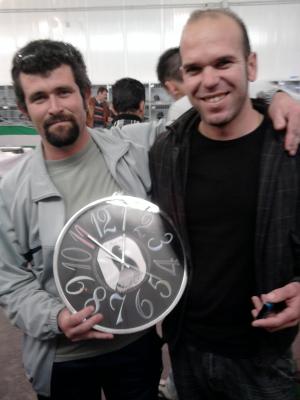 1º Clasificado en buchón de clase.